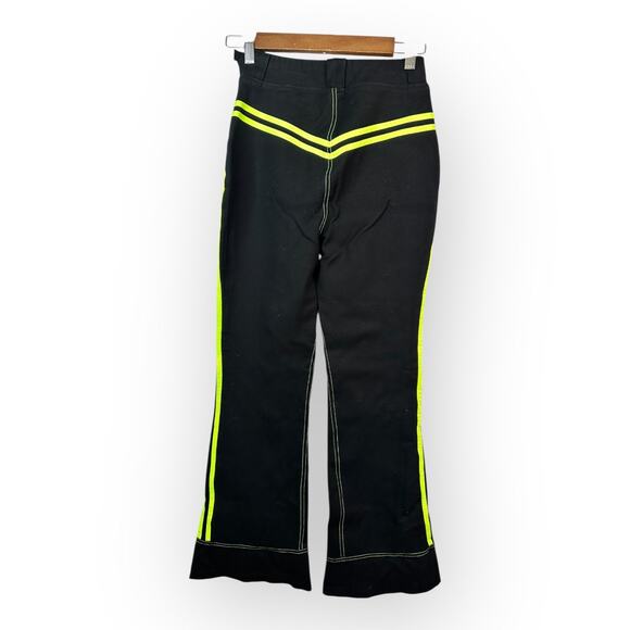 I.AM.GIA. Womens size Small Astrid High Waist Flare Striped Pants Stretch Flaw - Picture 5 of 13